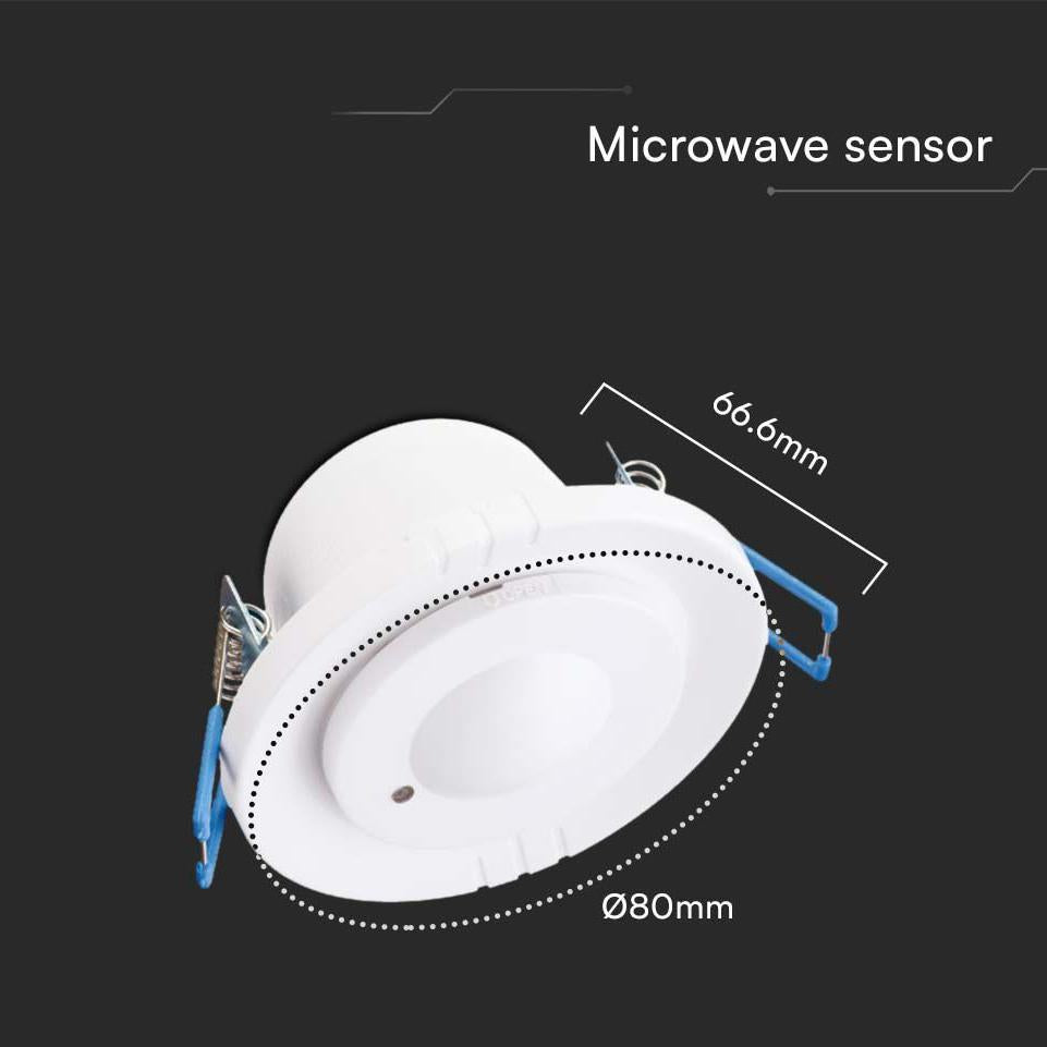 300W MICROWAVE MOTION SENSOR 360 D - WHITE BODY