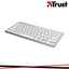 TRUST TASTIERA WIRELESS BLUETOOTH ULTRA THIN ARGENTO