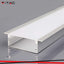 PROFILO IN ALLUMINIO  COLORE SILVER PER STRIP 2000*50*20MM