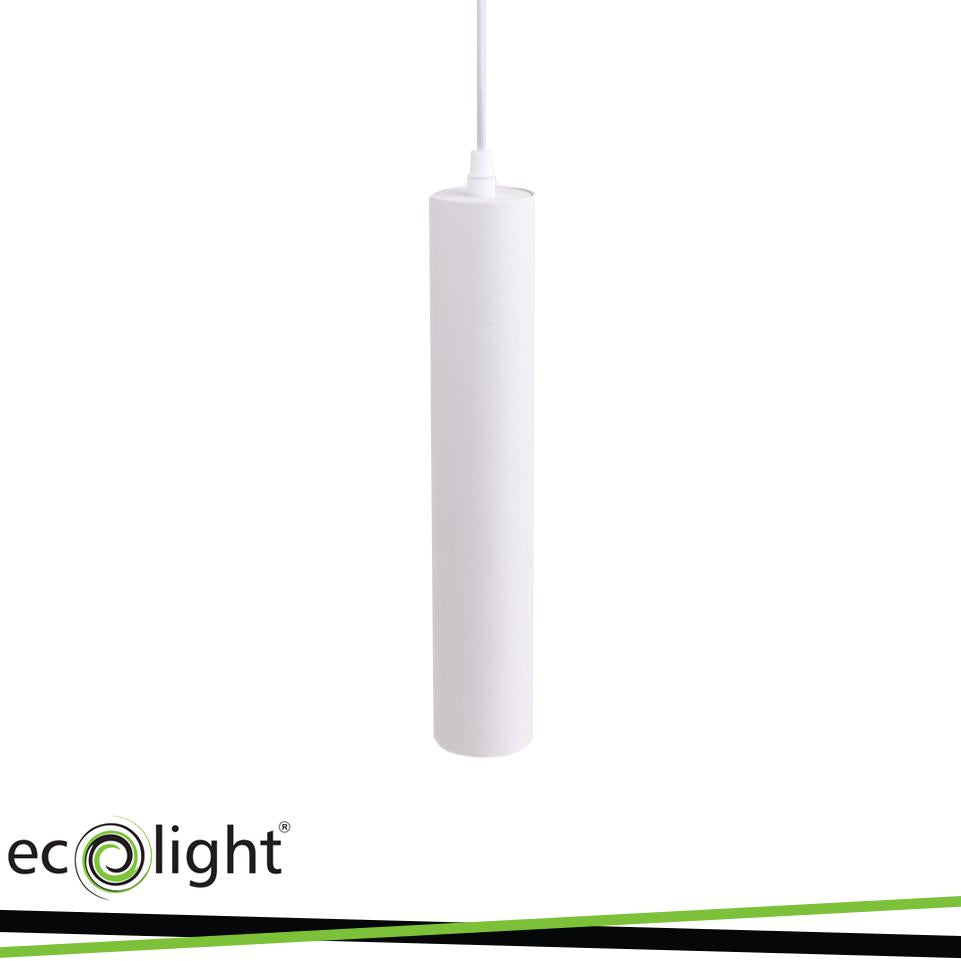 PENDENTE GU10 BIANCO IP20 55X300MM