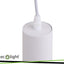 PENDENTE GU10 BIANCO IP20 55X300MM
