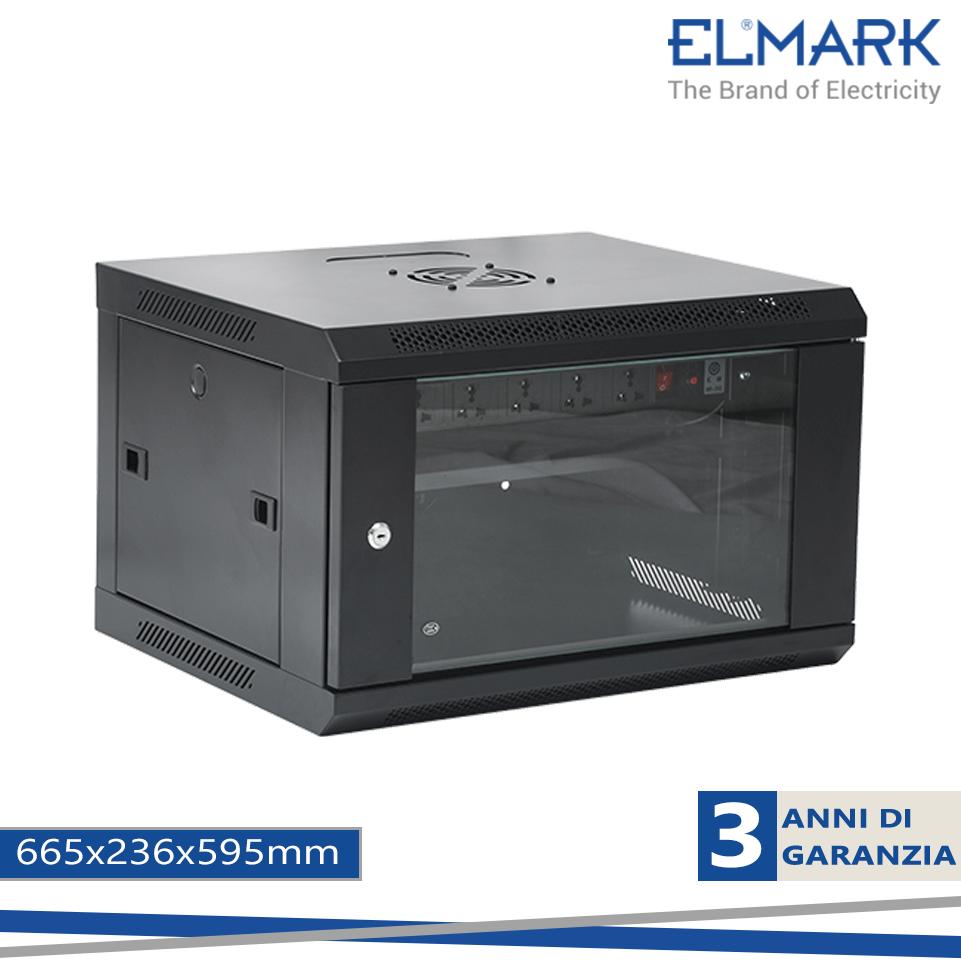 ARMADIO A PARETE RACK 12U      665X236X595MM