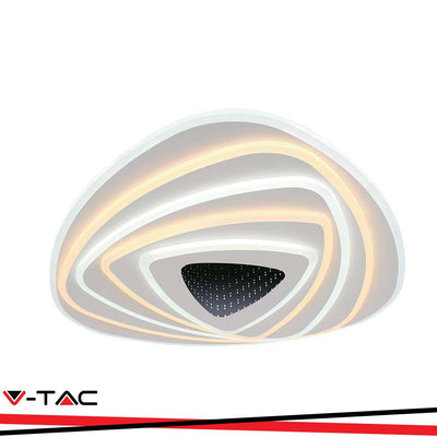 120W PLAFONIERA DI DESIGN SMART 3000K+6000K DIMMERABILE, TELECOMANDO