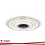 95W PLAFONIERA DI DESIGN SMART 3000K+6000K DIMMERABILE, TELECOMANDO