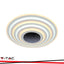 125W PLAFONIERA DI DESIGN SMART 3000K+6000K DIMMERABILE, TELECOMANDO
