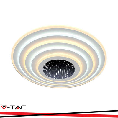 125W PLAFONIERA DI DESIGN SMART 3000K+6000K DIMMERABILE, TELECOMANDO