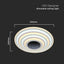 125W PLAFONIERA DI DESIGN SMART 3000K+6000K DIMMERABILE, TELECOMANDO