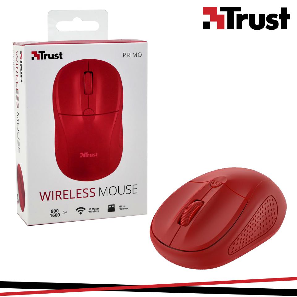 PRIMO WIRELESS MOUSE - RED