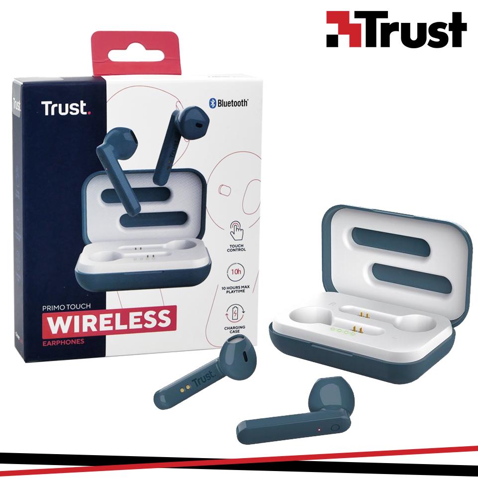 PRIMO TOUCH CUFFIE RAFFINATE SENZA FILI BLUETOOTH BLUE