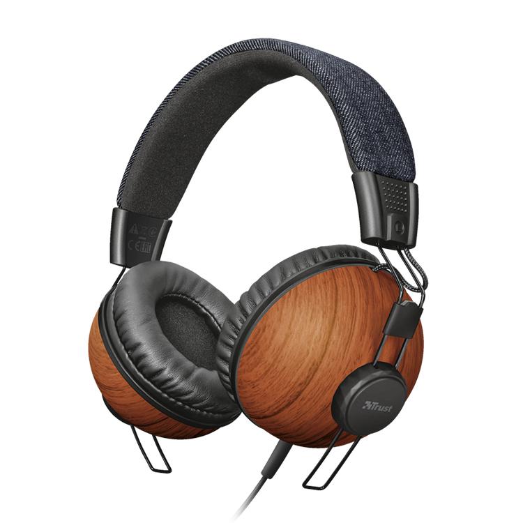 NOMA HEADPHONES - DENIM WOOD