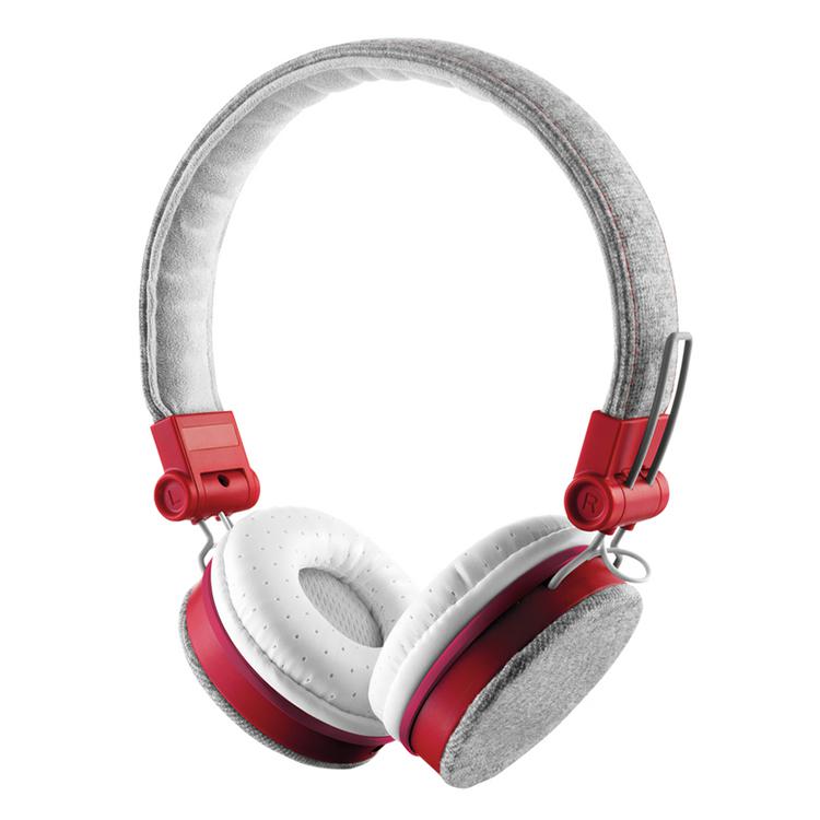 FYBER HEADPHONES GREY-RED