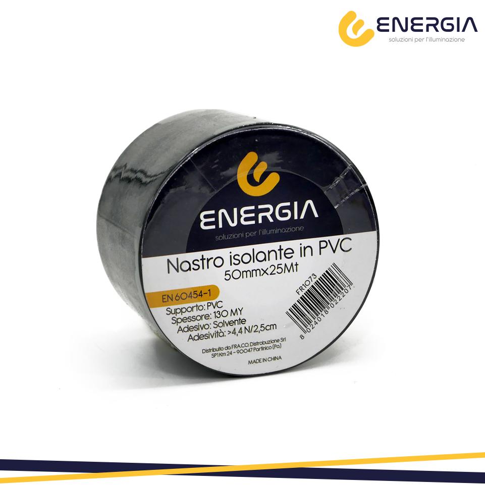 NASTRO ISOLANTE PVC 50MMX25MT  NERO