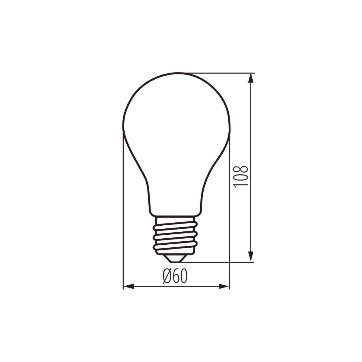 LAMPADINA LED XLEDIM A60 E27 11W-NW - KANLUX