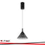 9W LED LAMPADARIO LED A SOSPENSIONE (19.5*17.5*100CM) NERO 3000K