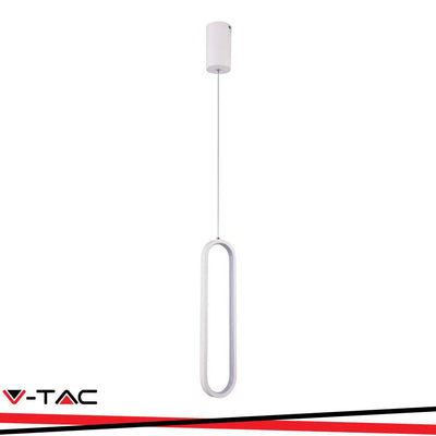 13W LED LAMPADARIO LED A SOSPENSIONE 40CM 4000K CORPO BIANCO