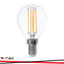 LED LAMPADINA 6W FILAMENTO E14 P45 CLEAR COVER 6500K