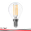 LED LAMPADINA 6W FILAMENTO E14 P45 CLEAR COVER 6500K