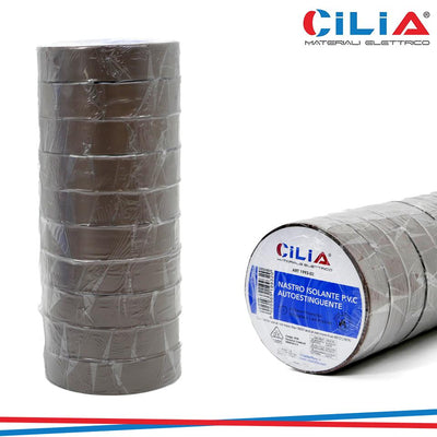 NASTRO ISOLANTE P.V.C. MARRONE 19MMX25MT - CONF. 10 PZ, PREZZO CADAUNO