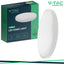 18W LED PLAFONIERA ROTONDA CORNICE BIANCA 4000K IP44