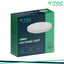 18W LED PLAFONIERA ROTONDA CORNICE BIANCA 4000K IP44