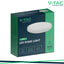18W LED PLAFONIERA ROTONDA CORNICE BIANCA 4000K IP44