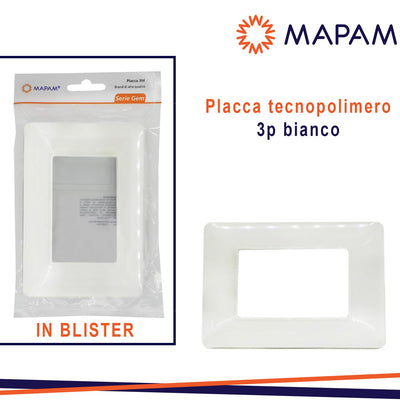 PLACCA 8003-01 3P BIANCA/MTX T3 JOY IN BLISTER