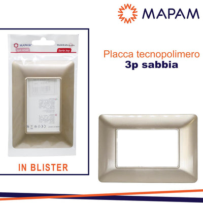 PLACCA 8003-06 3P SABBIA/MTX T3 JOY IN BLISTER