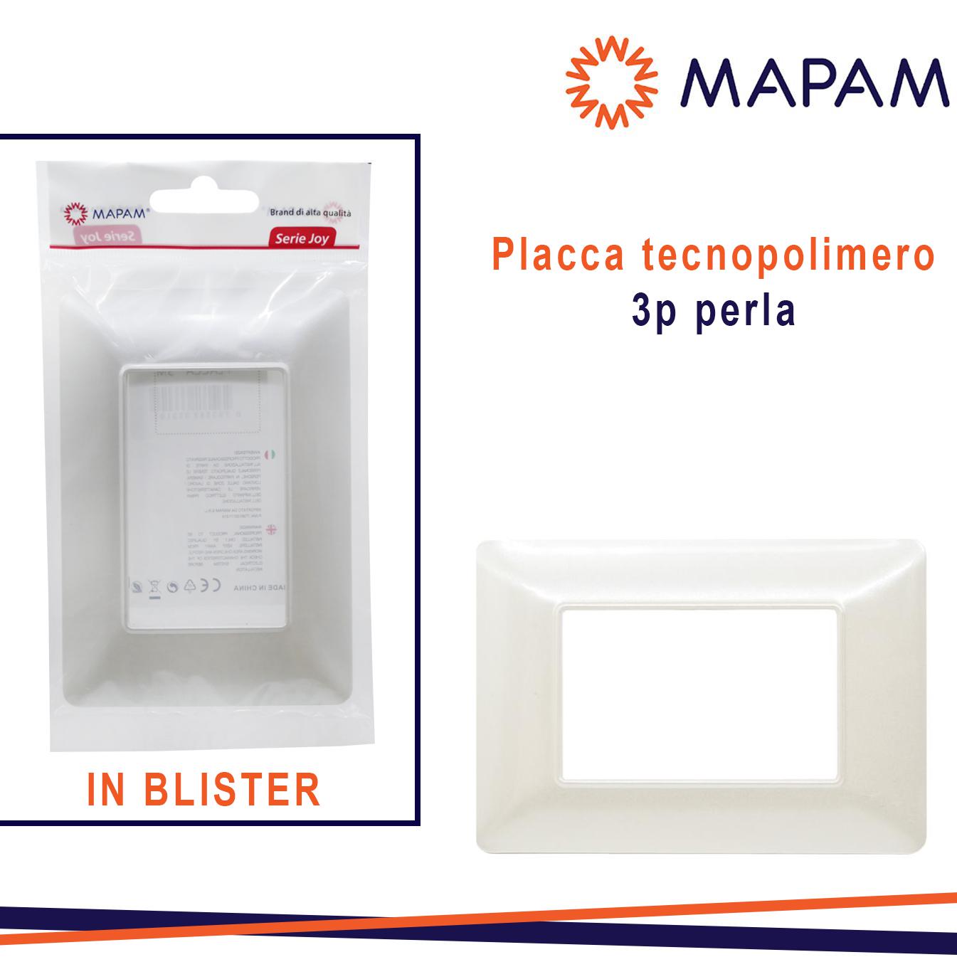 PLACCA 8003-13 3P PERLA SIMIL-MTX T3 JOY IN BLISTER