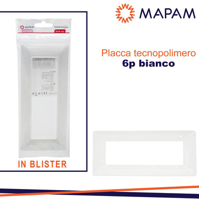 PLACCA 8007-01 6P BIANCA/MTX T3 JOY IN BLISTER
