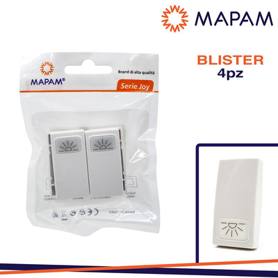 COVER PULSANTE LUCE 571/MTX T3 JOY IN BLISTER