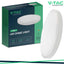 18W LED PLAFONIERA ROTONDA CORNICE BIANCA 6500K IP44