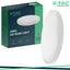 36W LED PLAFONIERA ROTONDA CORNICE BIANCA 3000K IP44