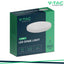 36W LED PLAFONIERA ROTONDA CORNICE BIANCA 6500K IP44
