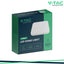 24W LED PLAFONIERA QUADRATA CORNICE BIANCA 3000K IP44