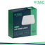 24W LED PLAFONIERA QUADRATA CORNICE BIANCA 4000K IP44