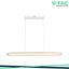 LED HANGING LAMP (80*100CM)  3000K WHITE BODY