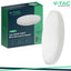 18W LED PLAFONIERA ROTONDA MICROWAVE SENSOR CORNICE BIANCA 3000K IP44