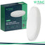 24W LED PLAFONIERA ROTONDA MICROWAVE SENSOR CORNICE BIANCA 4000K IP44
