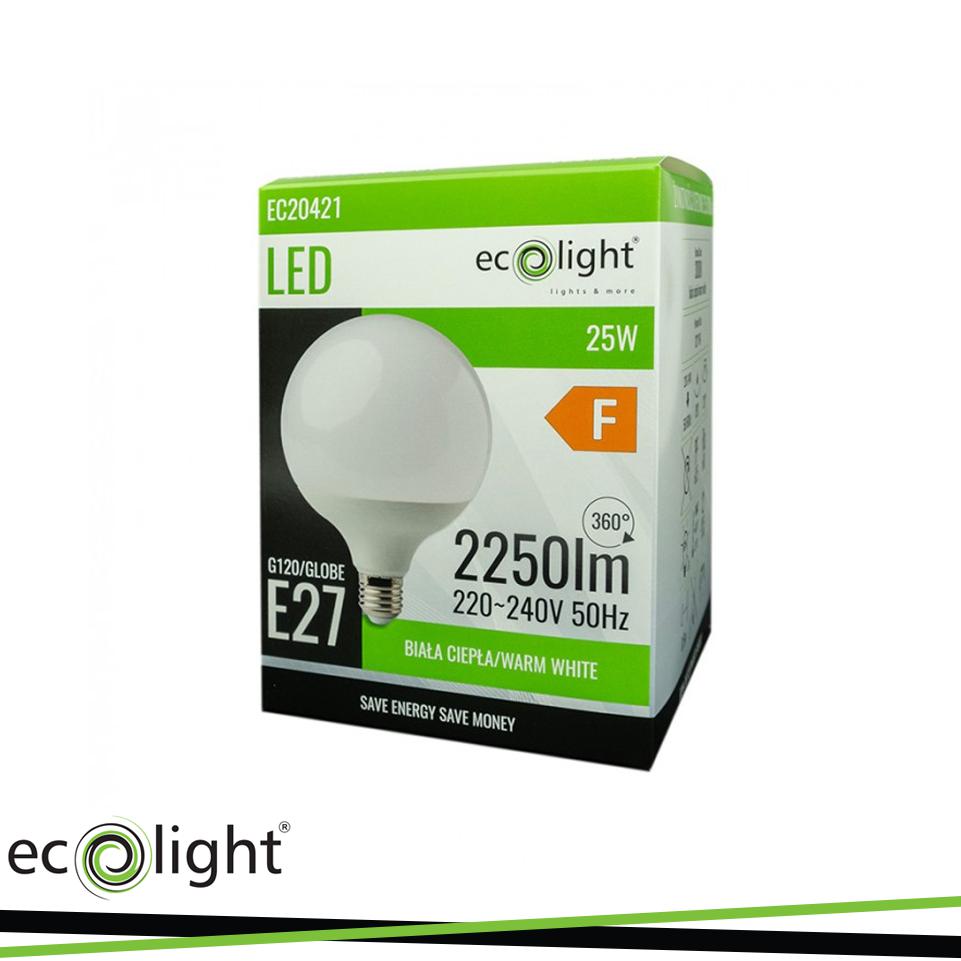GLOBO E27 G120 25W 3000K 2250LM