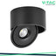 20W FARETTO LED COB DA INCASSO ROTONDO  3 IN 1 CORPO NERO