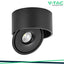 20W FARETTO LED COB DA INCASSO ROTONDO  3 IN 1 CORPO NERO