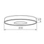 PLAFONIERA LED VAND LED 17,5W NW B - KANLUX