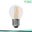 LED LAMPADINA 6W FILAMENT E27 G45 CLEAR COVER 4000K