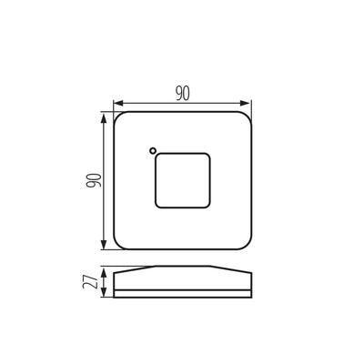 SENSORE DI MOVIMENTO MW SQMOTION-W - KANLUX