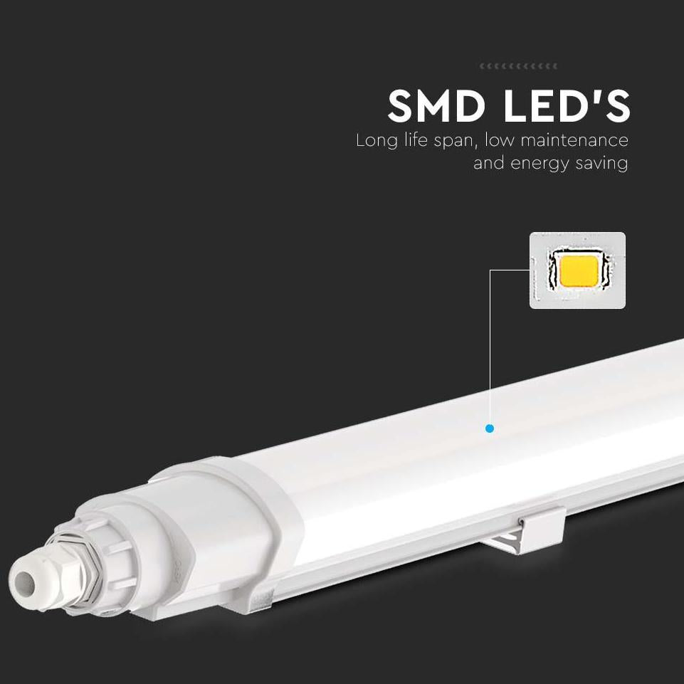 LED PLAFONIERA IMPERMEABILE L-SERIES 600MM 18W 6500K COLLEGABILE