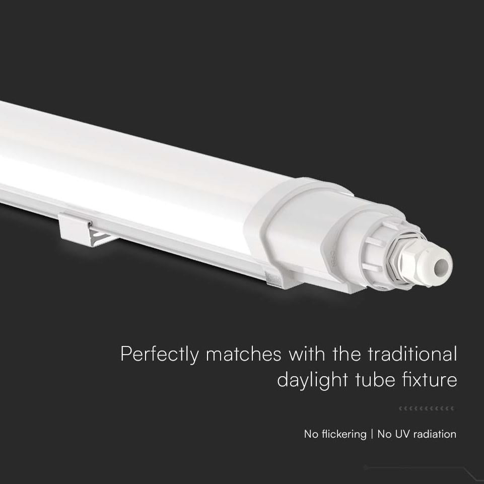 LED PLAFONIERA IMPERMEABILE L-SERIES 1200MM 36W 6400K LINKABLE