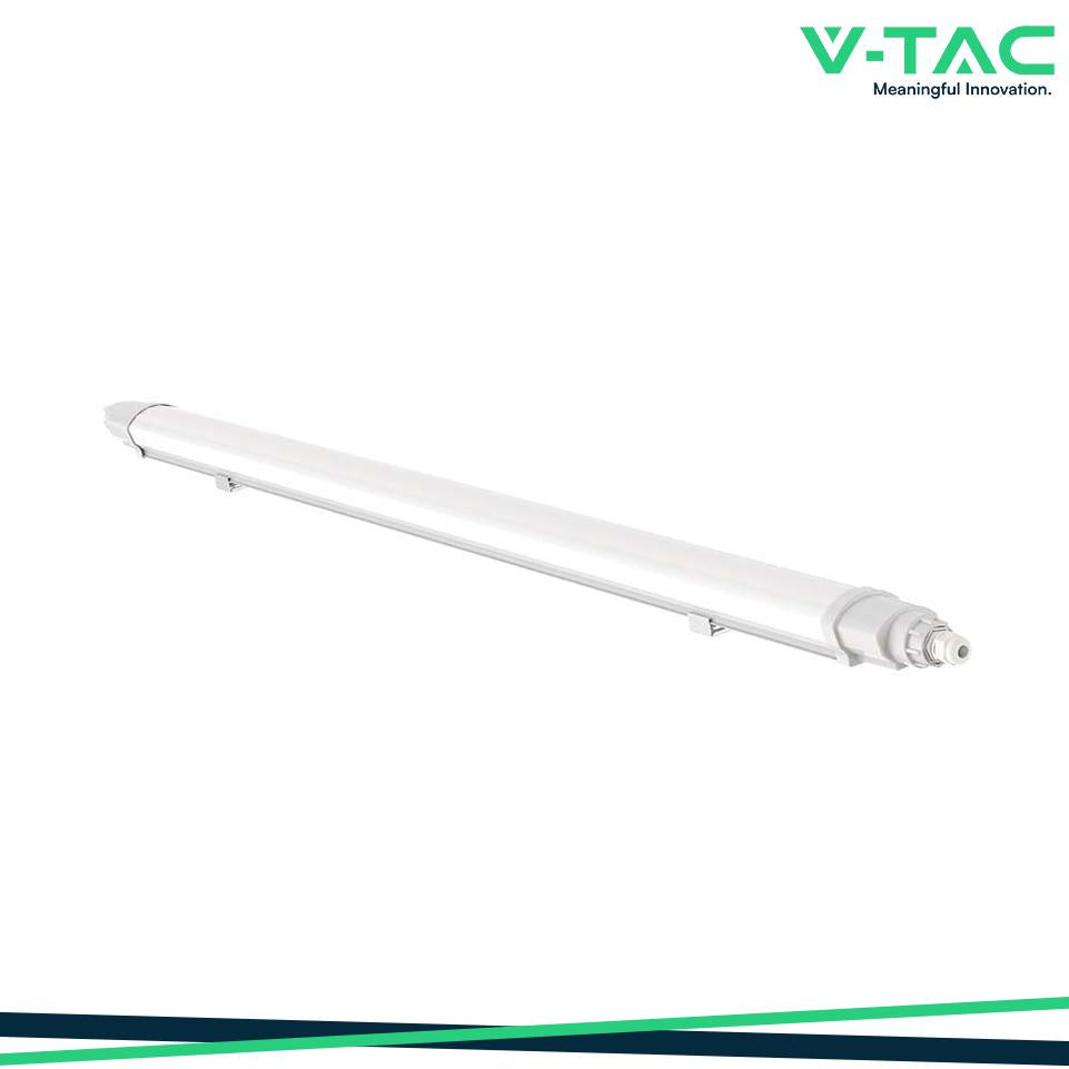 LED PLAFONIERA IMPERMEABILE L-SERIES 1500MM 48W 4000K LINKABLE