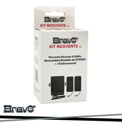 RICEVENTE BICANALE DA INTERNO  CON DUE TELECOMANDI
