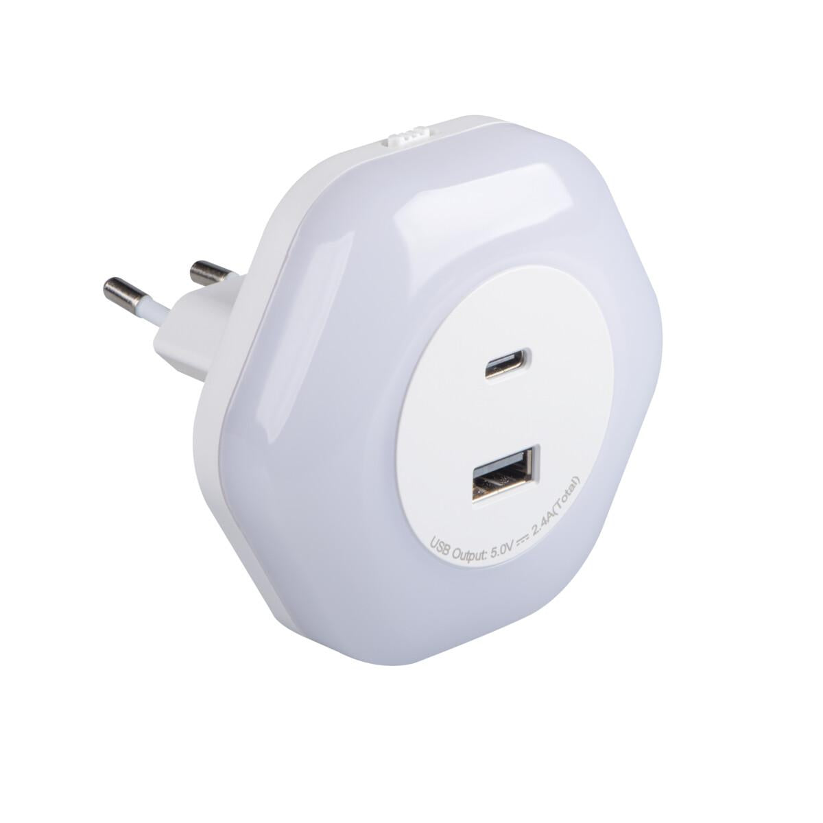 LAMPADA A LED PLUG-IN BOLA LED 2XUSB WW W - KANLUX
