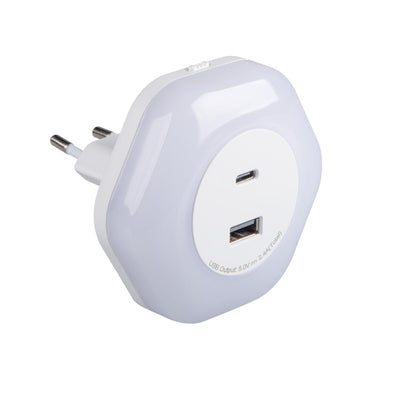 LAMPADA A LED PLUG-IN BOLA LED 2XUSB WW W - KANLUX